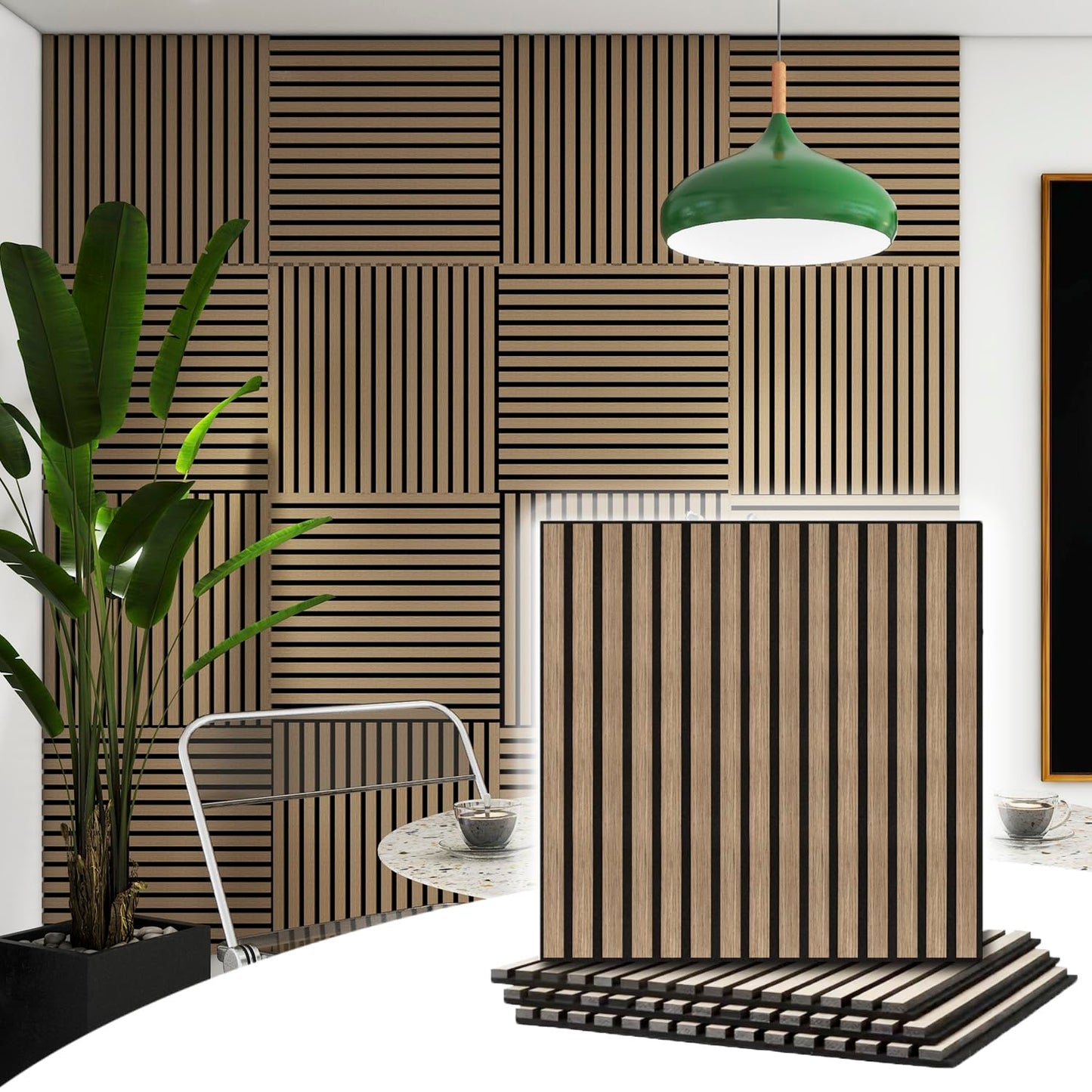 Acoustic Slat Wood Panels