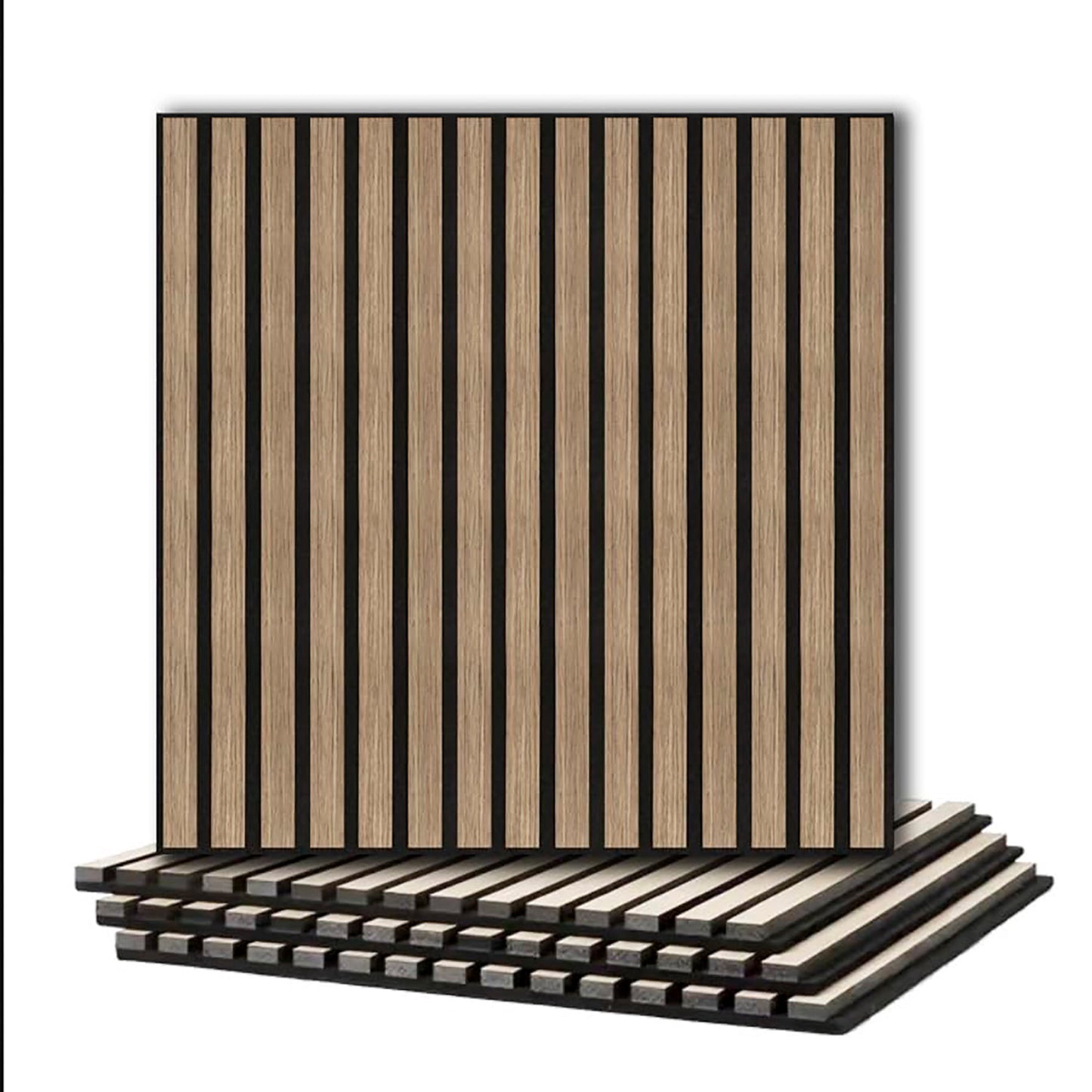 Acoustic Slat Wood Panels display