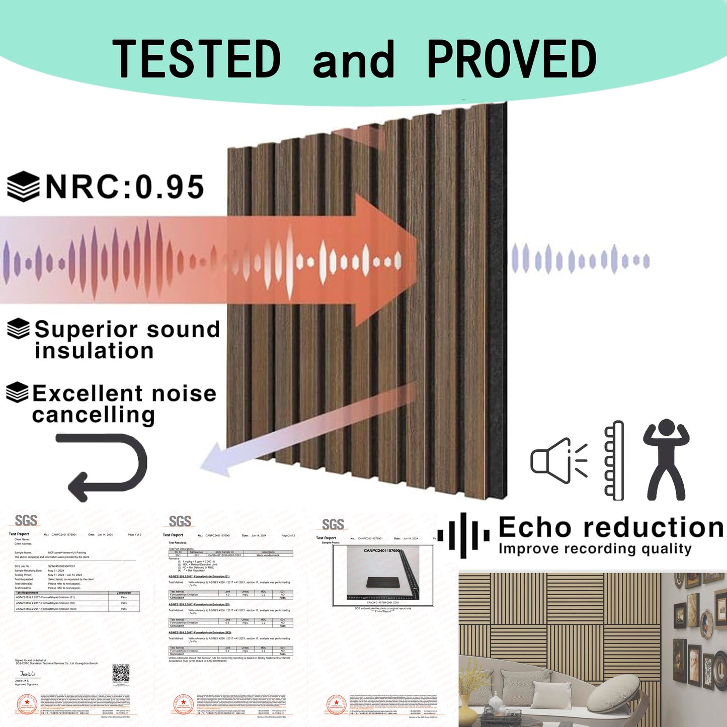 Acoustic Wood Panels superior sound insulation