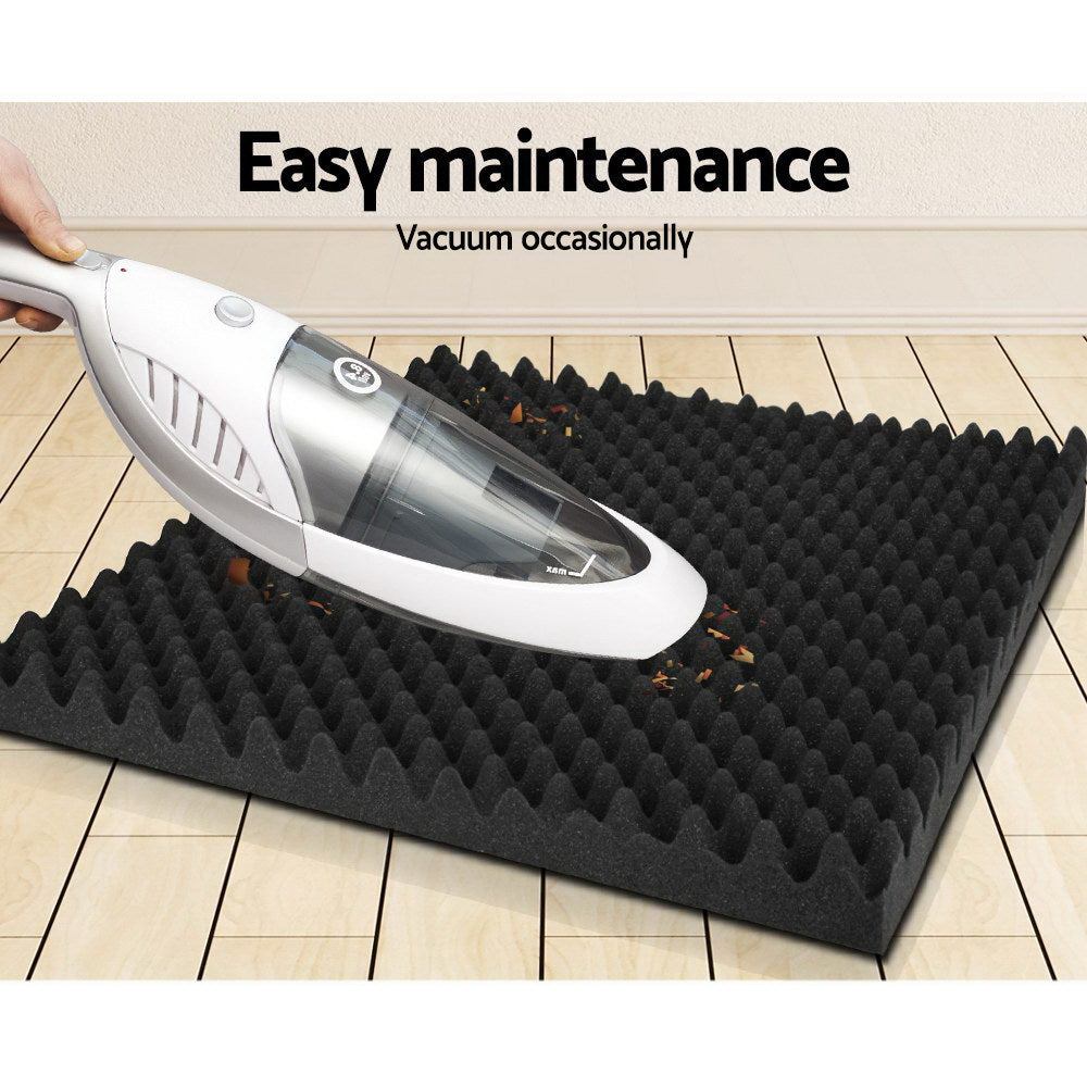 Eggshell Acoustic Foam Panels vacuum occasionally