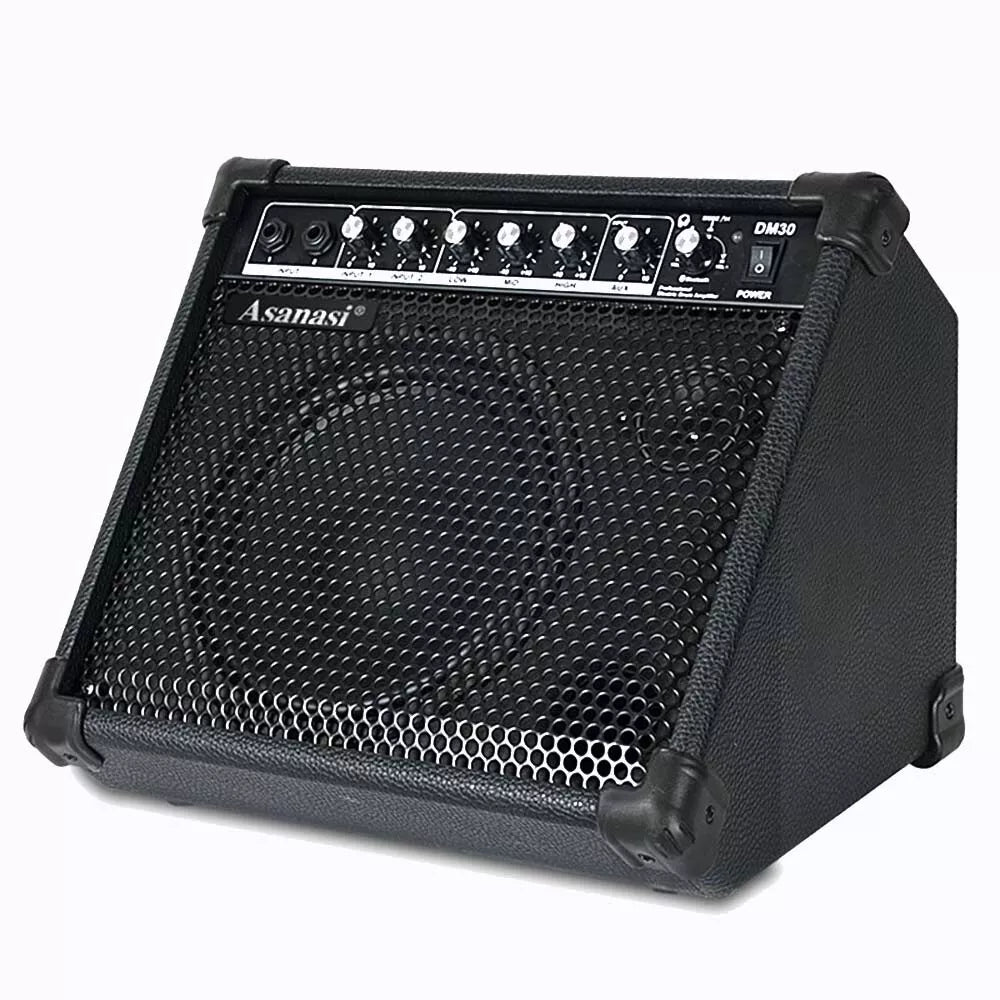 Electronic Drum Kit Amplifier Speaker Bluetooth Amp 30W Dual Horns