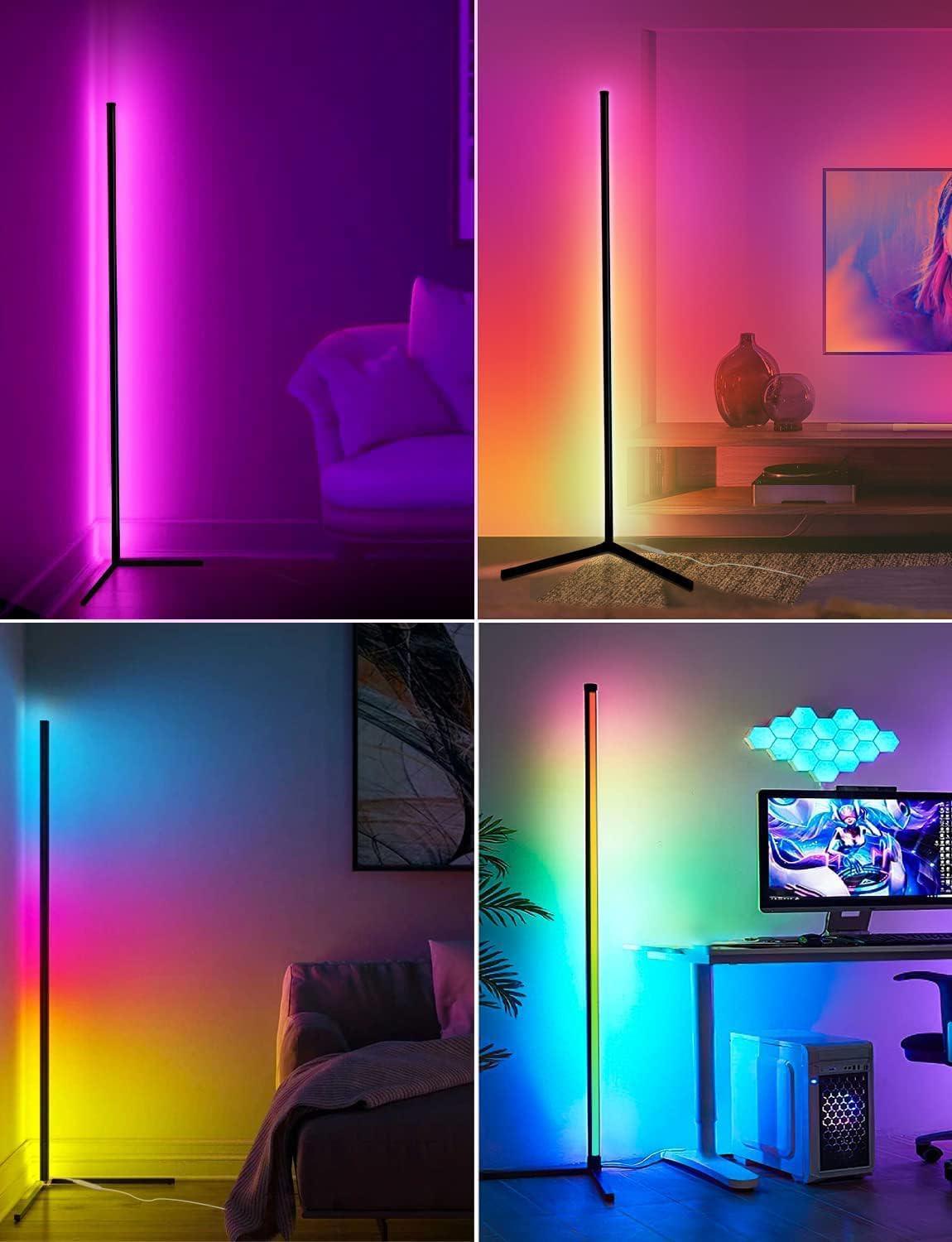 RGB LED Floor Lamp Smart Modern Stand Light - Tempo Gear