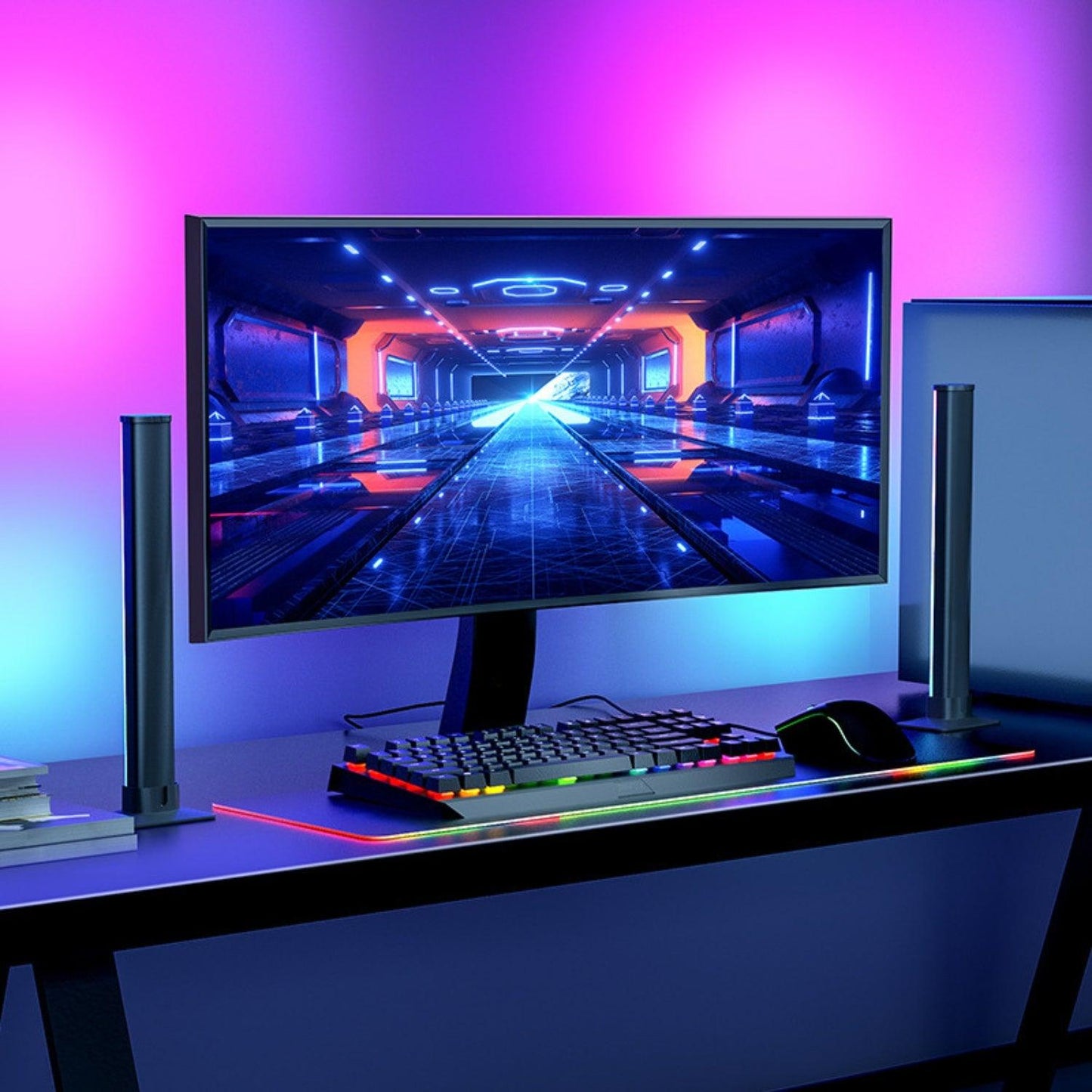 Smart LED RGB Flow Light Bars 2pcs - Tempo Gear