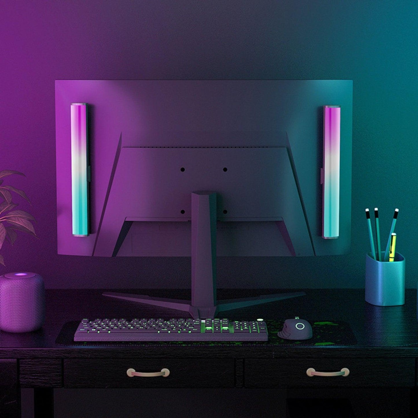 Smart LED RGB Flow Light Bars 2pcs - Tempo Gear