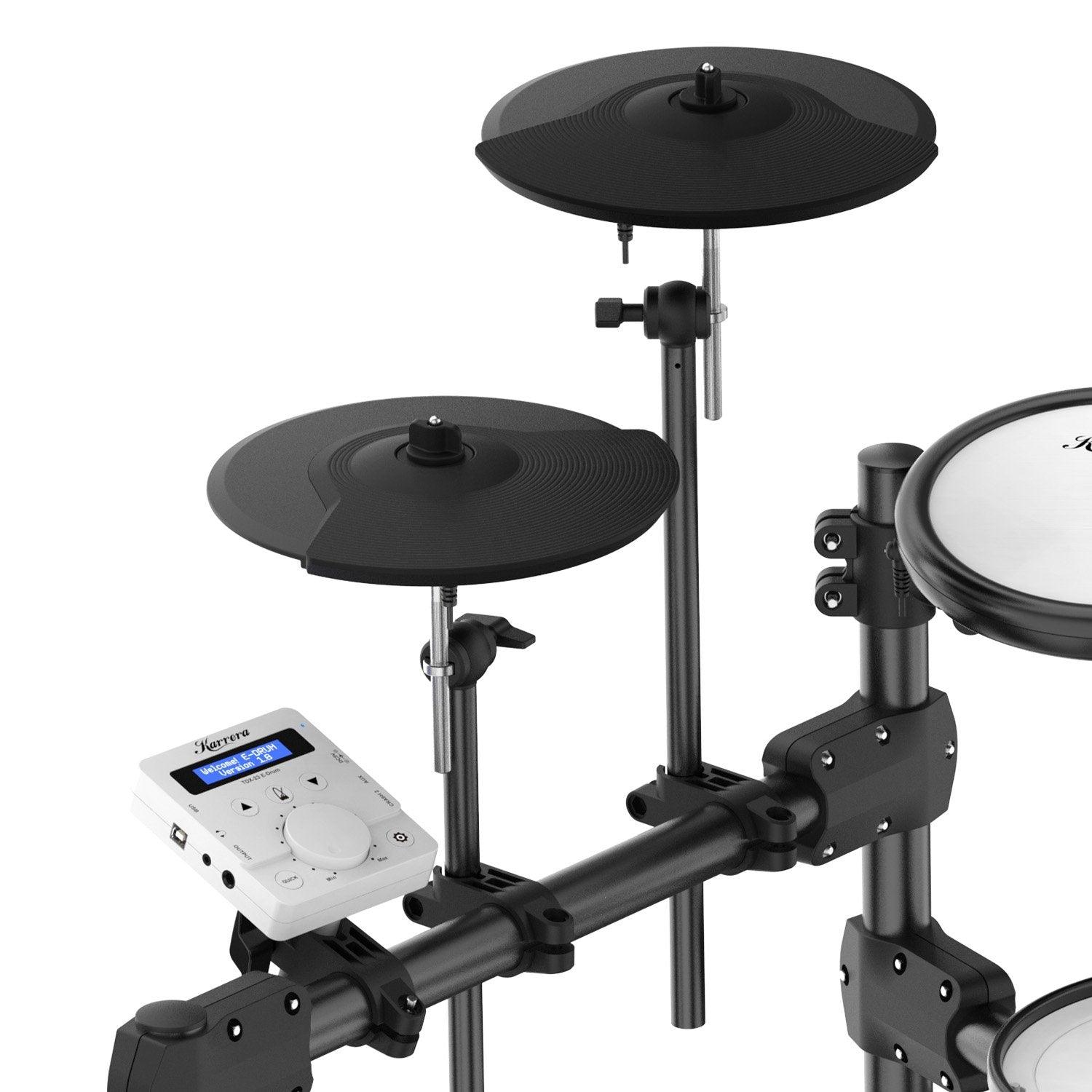 Silent Rhythm Pro Electronic Drum Set with Mesh Heads & USB MIDI - Tempo Gear