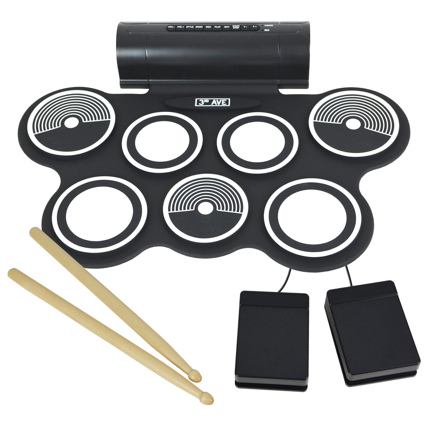 3rd Avenue Roll Up Drum Kit - Tempo Gear