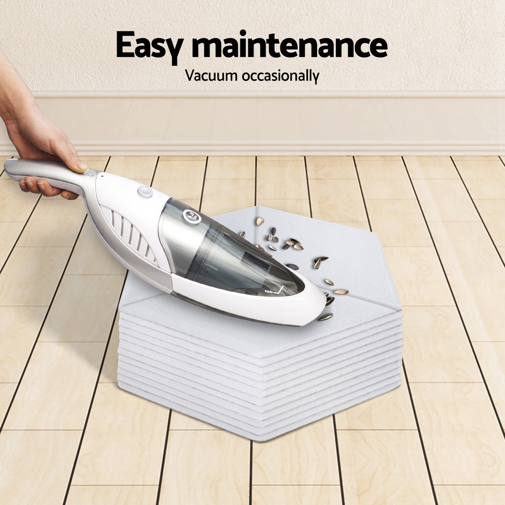 White Hexagon Acoustic Panel Self-Adhesive easy to clean