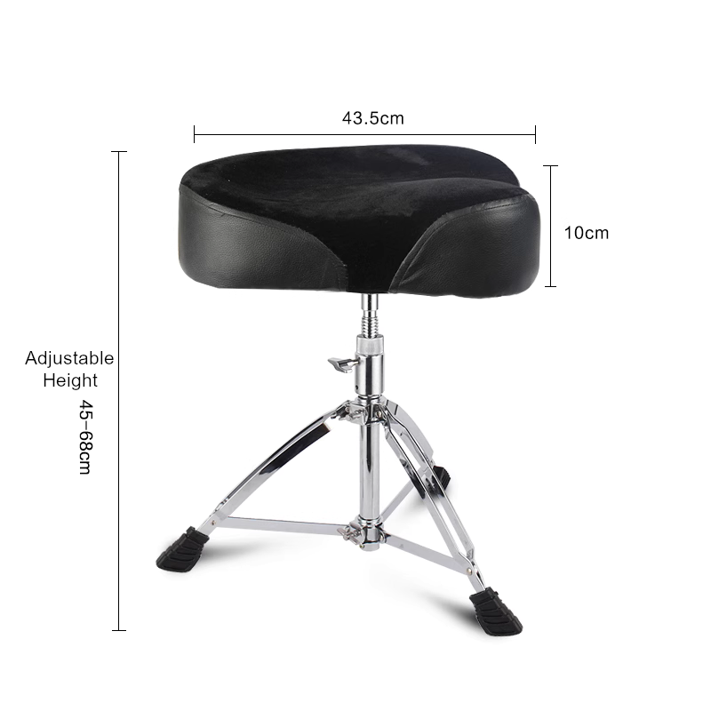 Tempo Gear T30 Ergonomic Saddle Seat Drum Throne
