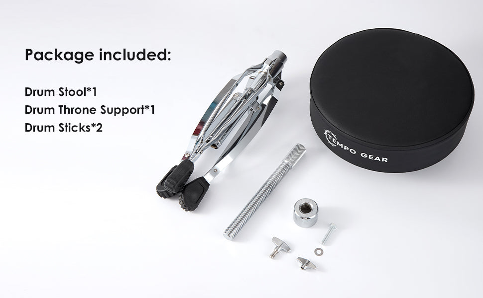 drum stool package include