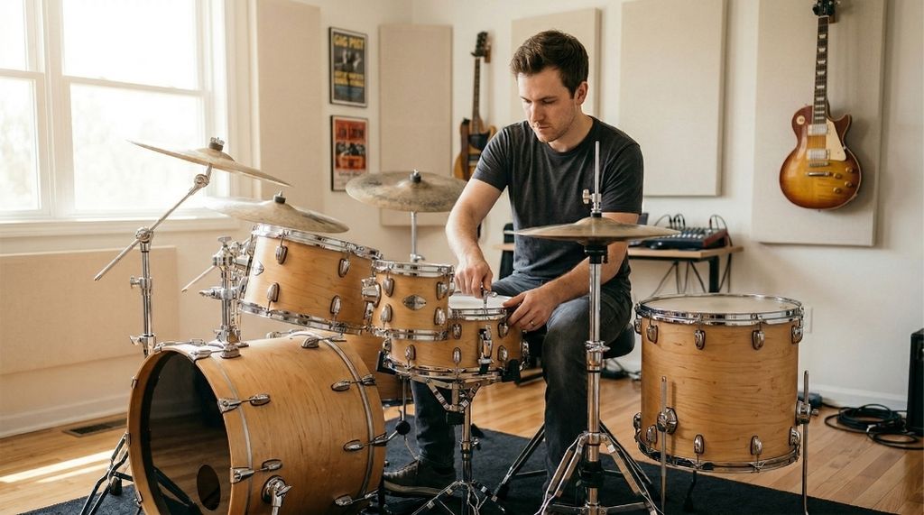 How to Set Up a Drum Kit and Tune It Properly