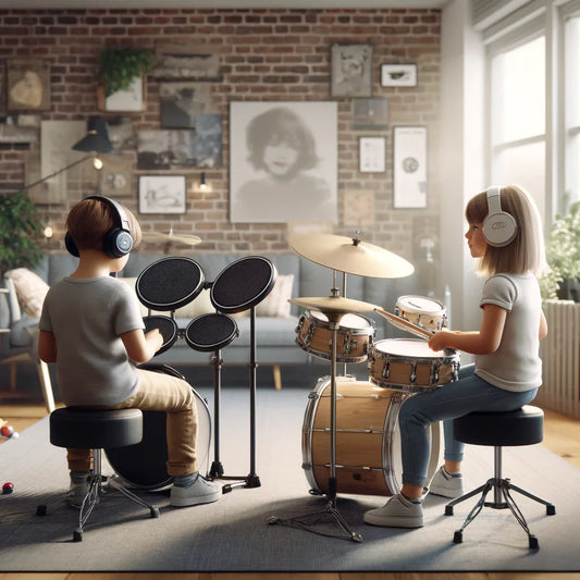 Electric vs Acoustic Drum Kits for Kids 