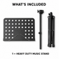 Tempo Gear heavy duty music stand components included in the box