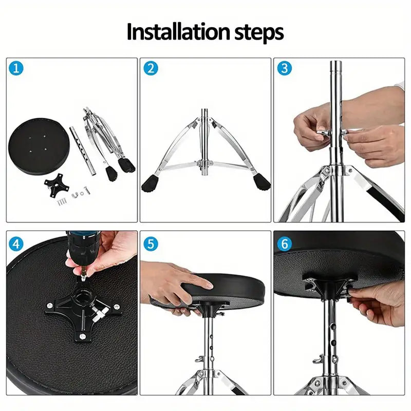 Budget Drum Stool installation 
