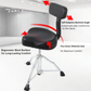 Drum Throne With Backrest features