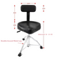 Drum Throne With Backrest size