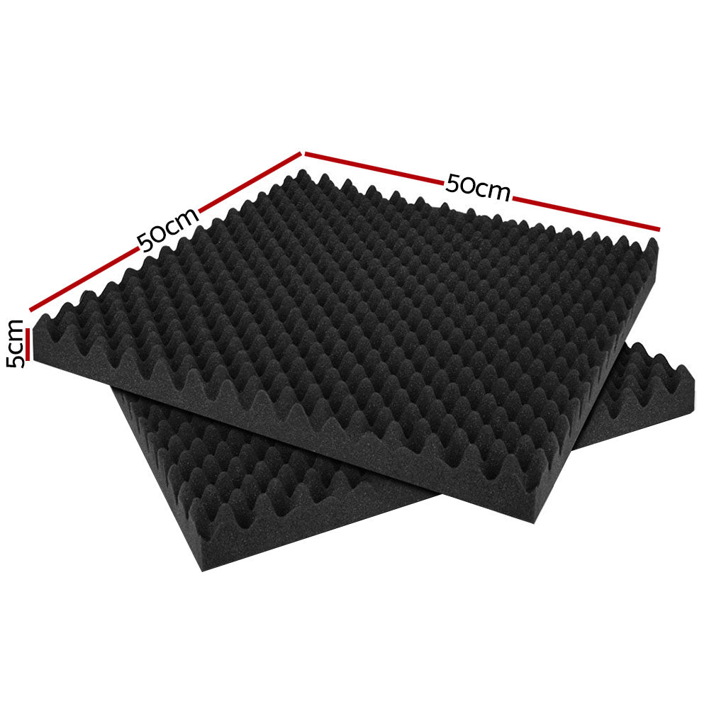 Egg Shell Panel Eggshell Acoustic Foam Panels 60 Pack 50x50x5cm | Soundproofing Tiles ...