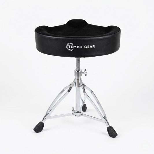 Ergonomic Saddle Seat Drum Throne