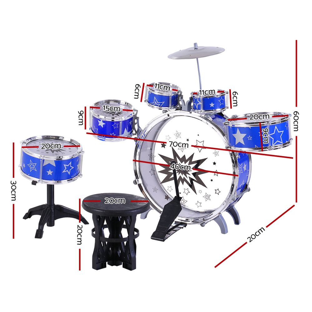 Toy Drum Kit size
