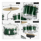 Children's 4pc Drumkit - Green