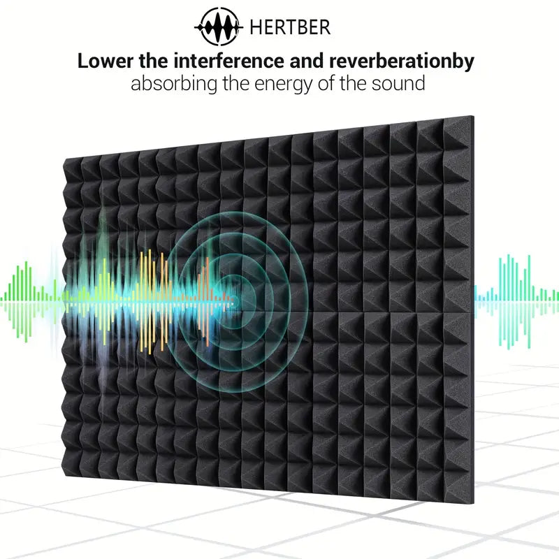 absorbing sound lower interference and reverberation Acoustic Foam Panels