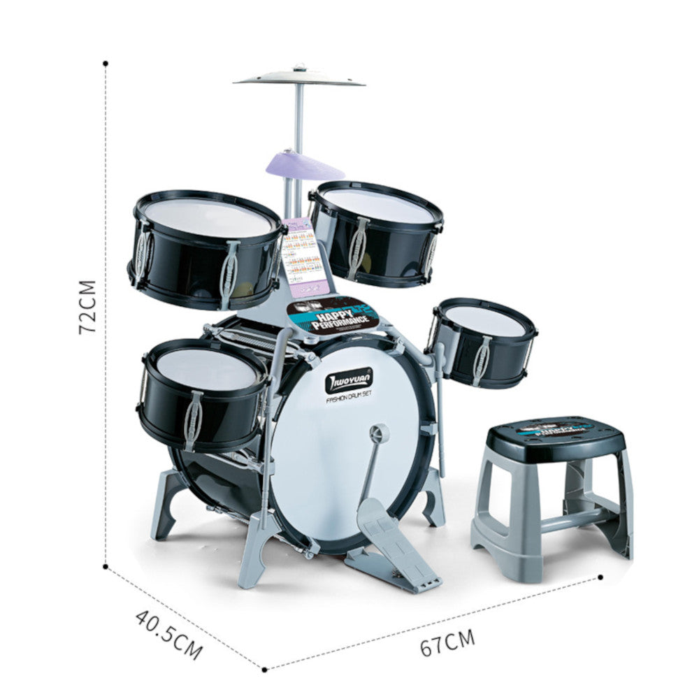 toy drum kit dimensions 72 cm high 67 cm wide 40.5 cm deep
